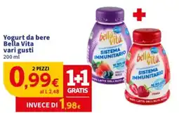 Sigma Yogurt da bere Bella Vita offerta