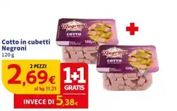 Sigma Cotto in cubetti Negroni offerta