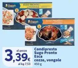 Sigma Condipresto Sugo Pronto Esca cozze, vongole offerta