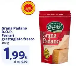 Sigma Grana Padano D.O.P. Ferrari grattugiato fresco offerta