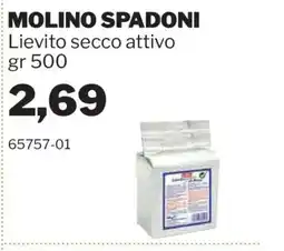 GrosMarket Lievito secco attivo Molino Spadoni offerta