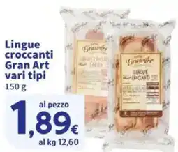 Sigma Lingue croccanti Gran Art offerta