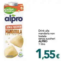 Altasfera Drink alla mandorla non tostata senza zuccheri ALPRO offerta