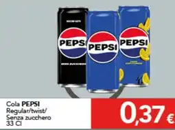 Altasfera Cola PEPSI Senza zucchero offerta