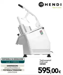 Altasfera Tagliavegetali Profi Line Hendi offerta