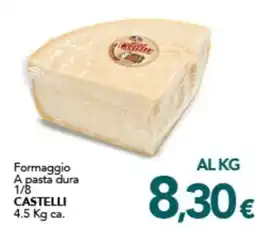 Altasfera Formaggio a pasta dura 1/8 Castelli offerta