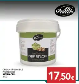 Altasfera Crema spalmabile pistacchio AltiPiaceri offerta
