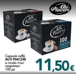 Altasfera Capsule caffè Alti Piaceri offerta