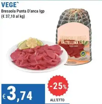 Bresaola Punta D'anca Igp