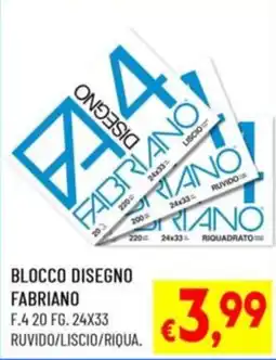 Casabalò Blocco disegno Fabriano offerta