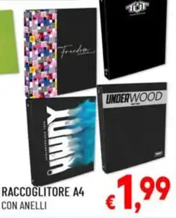 Casabalò Raccoglitore A4 con anelli offerta