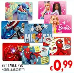 Casabalò Set table PVC modelli assortiti offerta