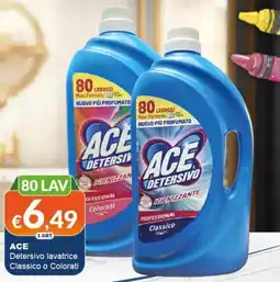 Mister Risparmio ACE Detersivo lavatrice Classico o Colorati offerta