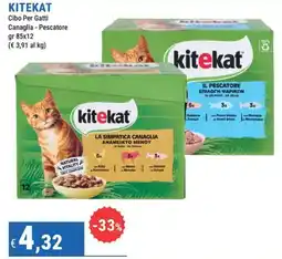 DiMeglio Kitekat Cibo Per Gatti Canaglia - Pescatore offerta
