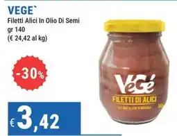 DiMeglio Vege filetti di alici offerta