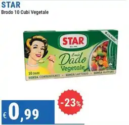 DiMeglio Star brodo 10 cubi vegetale offerta