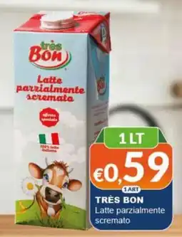 Mister Risparmio Latte parzialmente scremato Très Bon offerta
