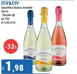 DiMeglio Garzellino Bianco Amabile offerta