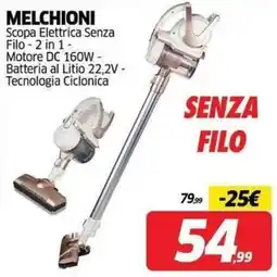 Telitaly Scopa Elettrica Senza Filo offerta
