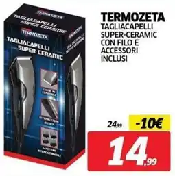 Telitaly Termozeta tagliacapelli super ceramic offerta