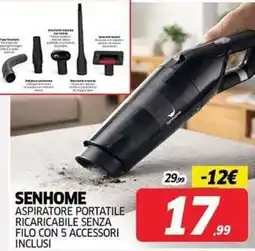 Telitaly Senhome aspiratore portatile offerta