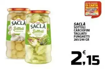 Saclà Sottoli Carciofini Tagliati/Funghetti