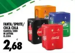 Compri Meglio Fanta/Sprite/Coca Cola Classica/Zero in lattina offerta