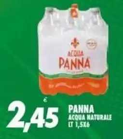 Compri Meglio Panna acqua naturale offerta