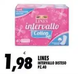 Compri Meglio Lines intervallo cotton offerta