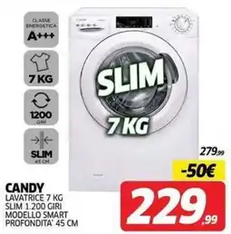 Telitaly Candy lavatrice 7 kg offerta