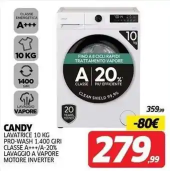 Telitaly Candy lavatrice 10 kg offerta