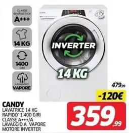 Telitaly Candy lavatrice 14 kg offerta