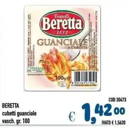 Del Prete Distribuzioni Beretta cubetti guanciale offerta