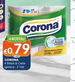 Mister Risparmio Carta igienica Corona offerta