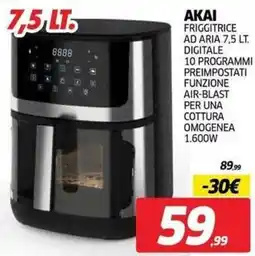 Telitaly Akai friggitrice ad aria offerta