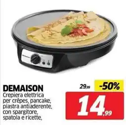 Telitaly Demaison crepiera elettrica offerta