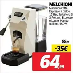 Telitaly Melchioni Macchina Caffè Espresso a cialde offerta