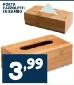 Cossuto Porta fazzoletti in bambu offerta