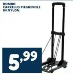 Cossuto Kombo carrello pieghevole in nylon offerta
