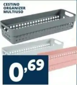 Cossuto Cestino organizer multiuso offerta
