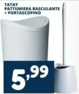 Cossuto Tatay pattumiera basculante + portascopino offerta