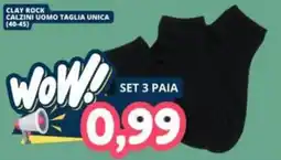 Cossuto Calzini uomo Clay Rock offerta