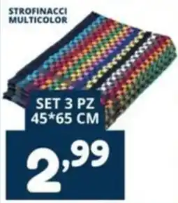 Cossuto Strofinacci multicolor offerta