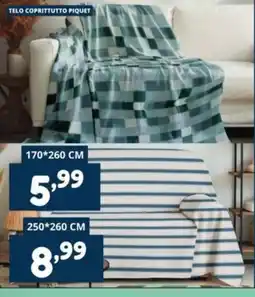 Cossuto Telo copritutto piquet offerta