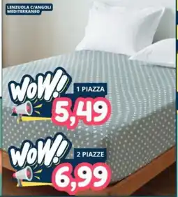 Cossuto Lenzuola c/angoli mediterraneo offerta