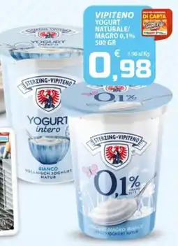 SpesaPiù Supermercati Sterzing-Vipiteno Yogurt intero offerta