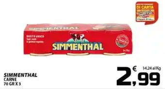 Simmenthal carne