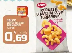 SpesaPiù Supermercati Selex cornetti mais formaggio offerta