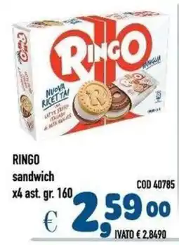 Del Prete Distribuzioni Ringo sandwich offerta