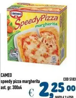 Del Prete Distribuzioni Cameo speedy pizza margherita offerta